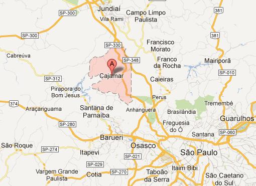 Localização de Cajamar